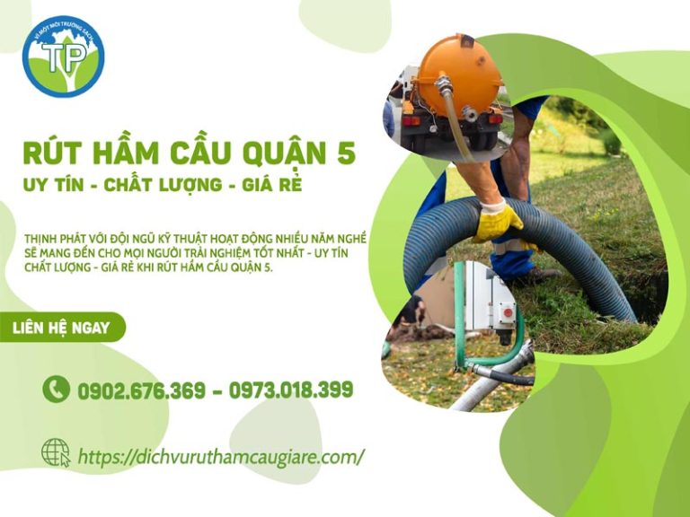 rút hầm cầu Quận 5