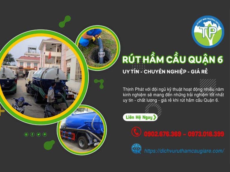 rút hầm cầu Quận 6